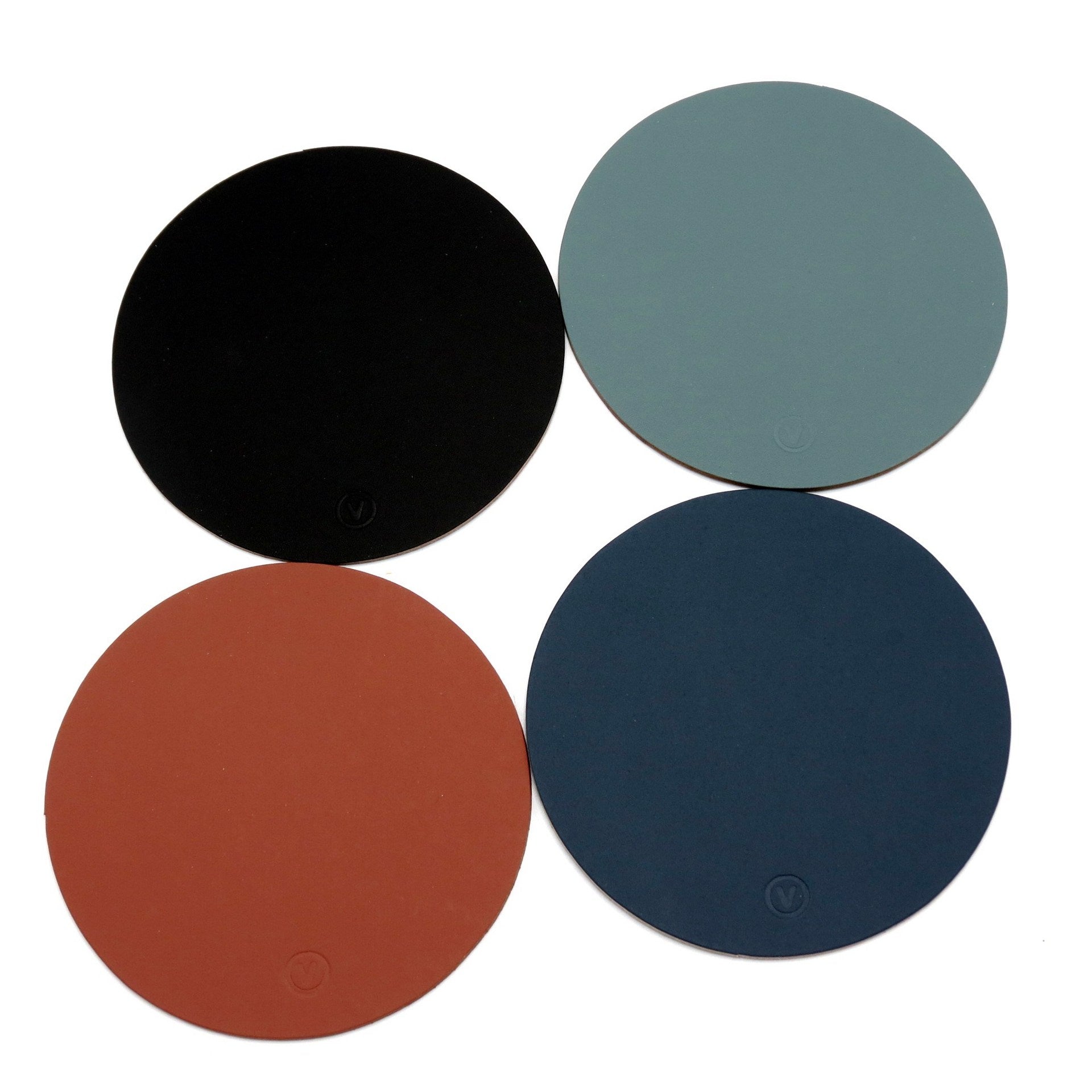 Vacavaliente Leather Coasters 4 Pack