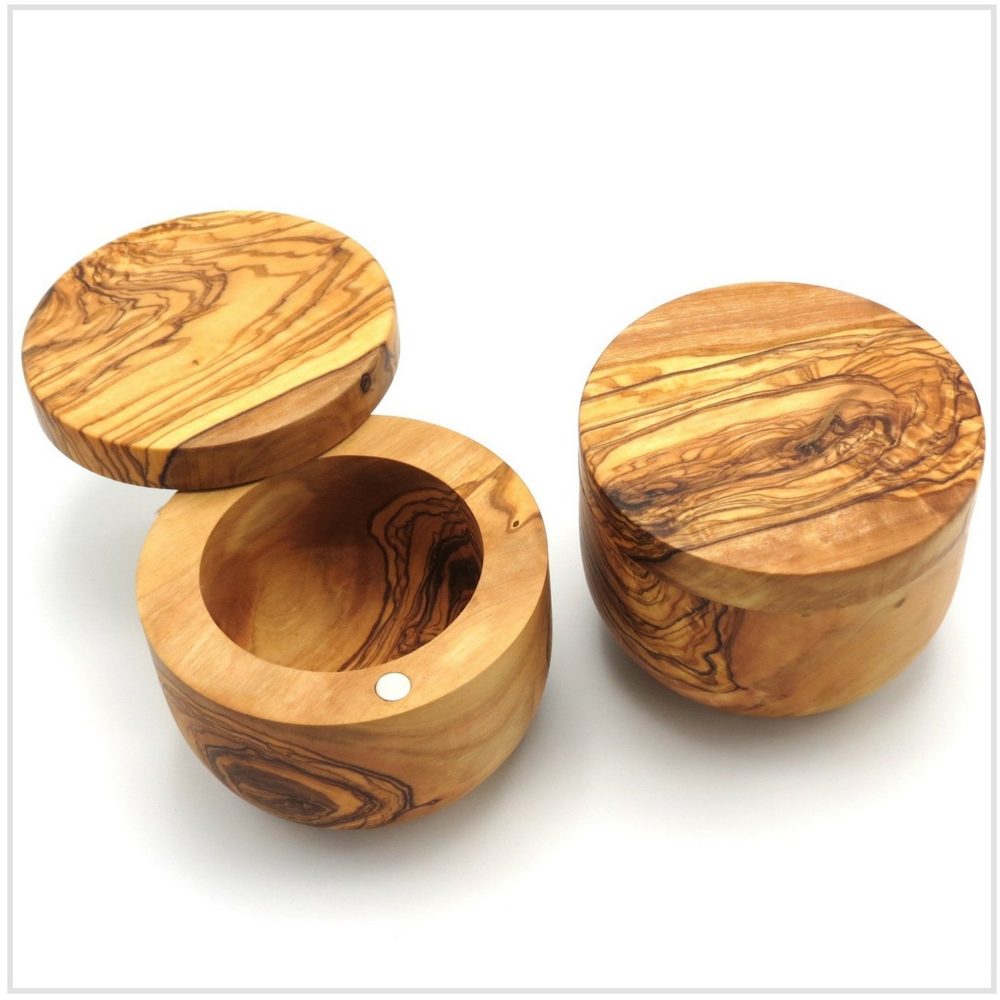 Berard Artisan Salt Keeper Olive Wood 10cm