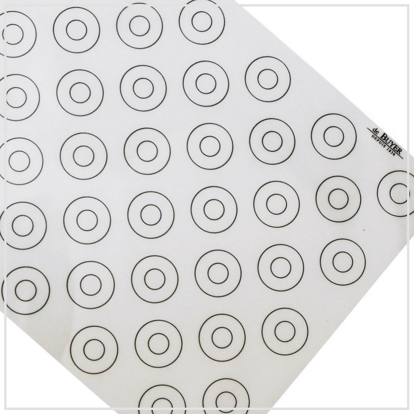 De Buyer Macaron Pastry Mat