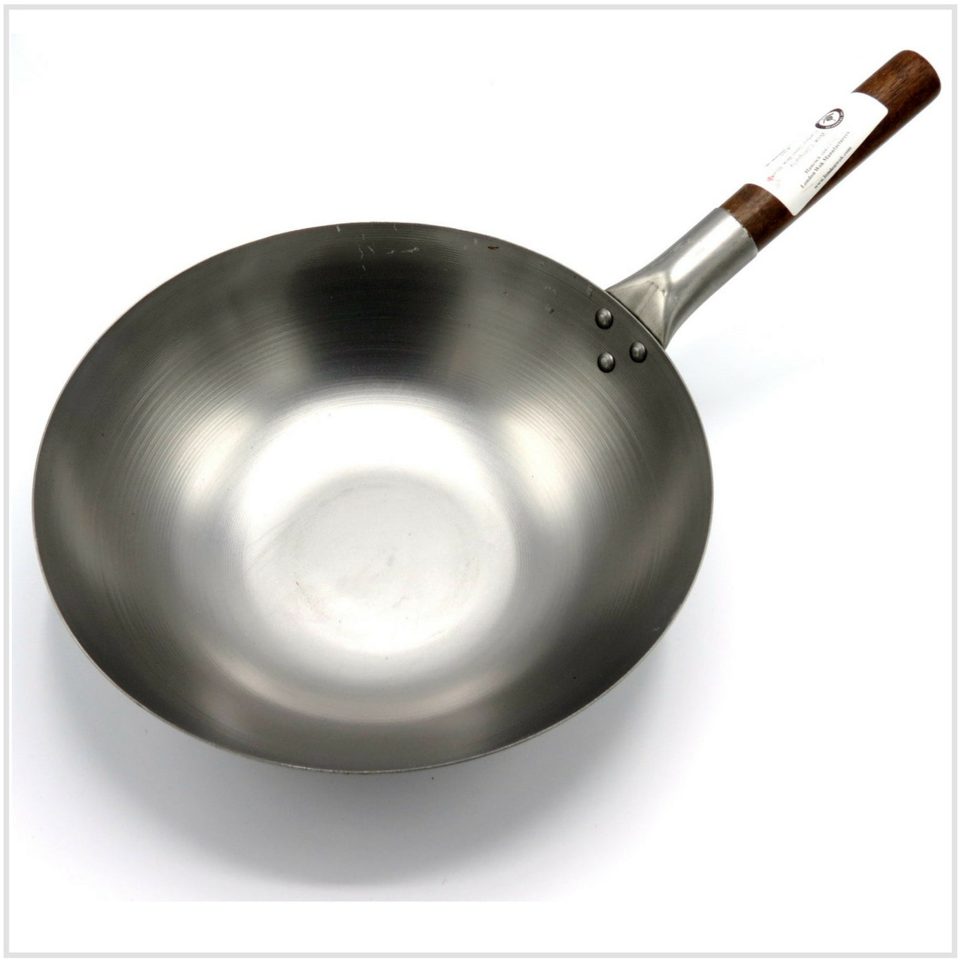 Flat Carbon Steel Wok 30cm