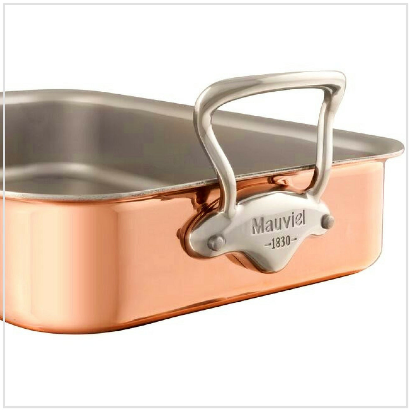 M'150S Tri-Ply Copper Roasting Pan 35x25cm