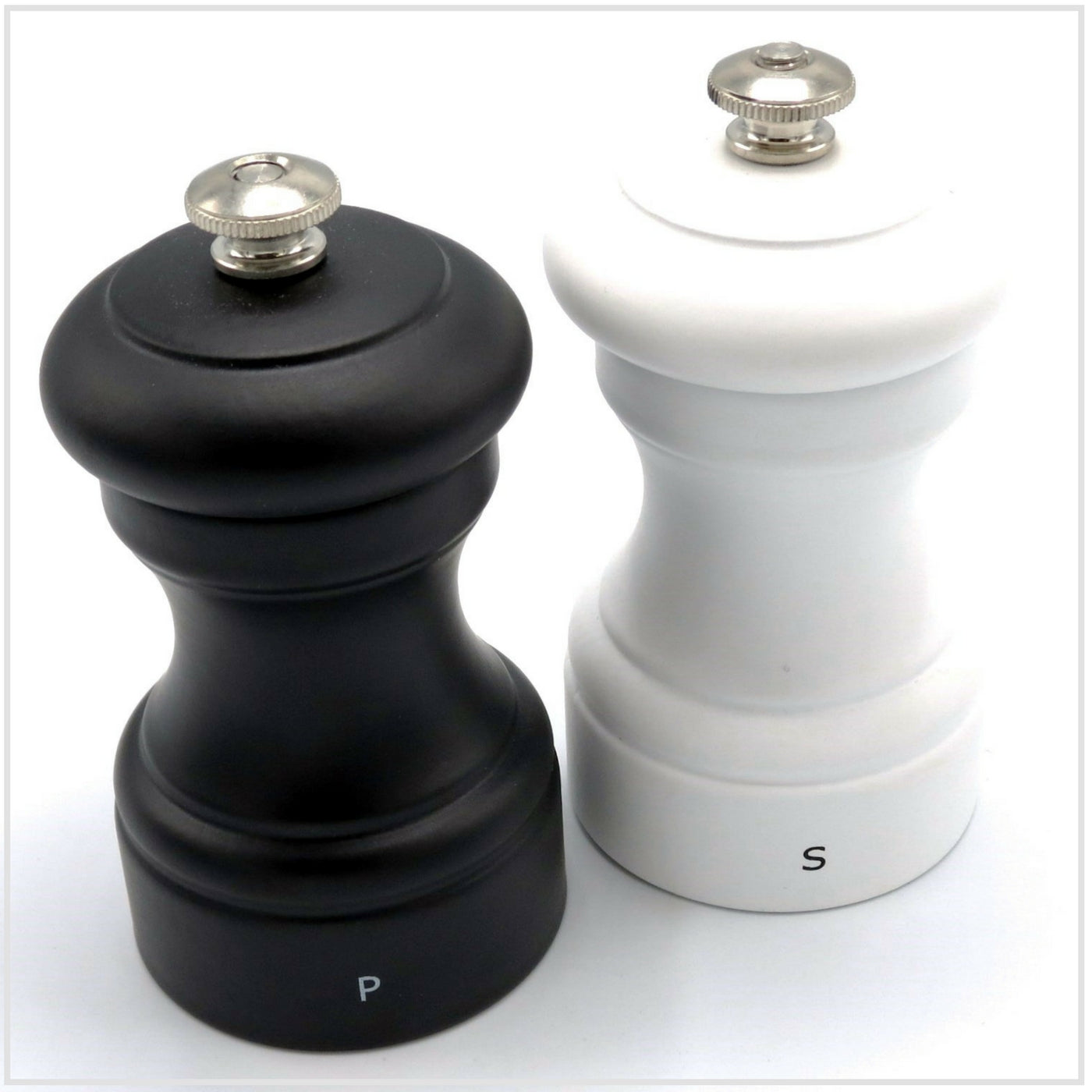 Peugeot Bistro Salt&Pepper Mill Set Black&White 10cm