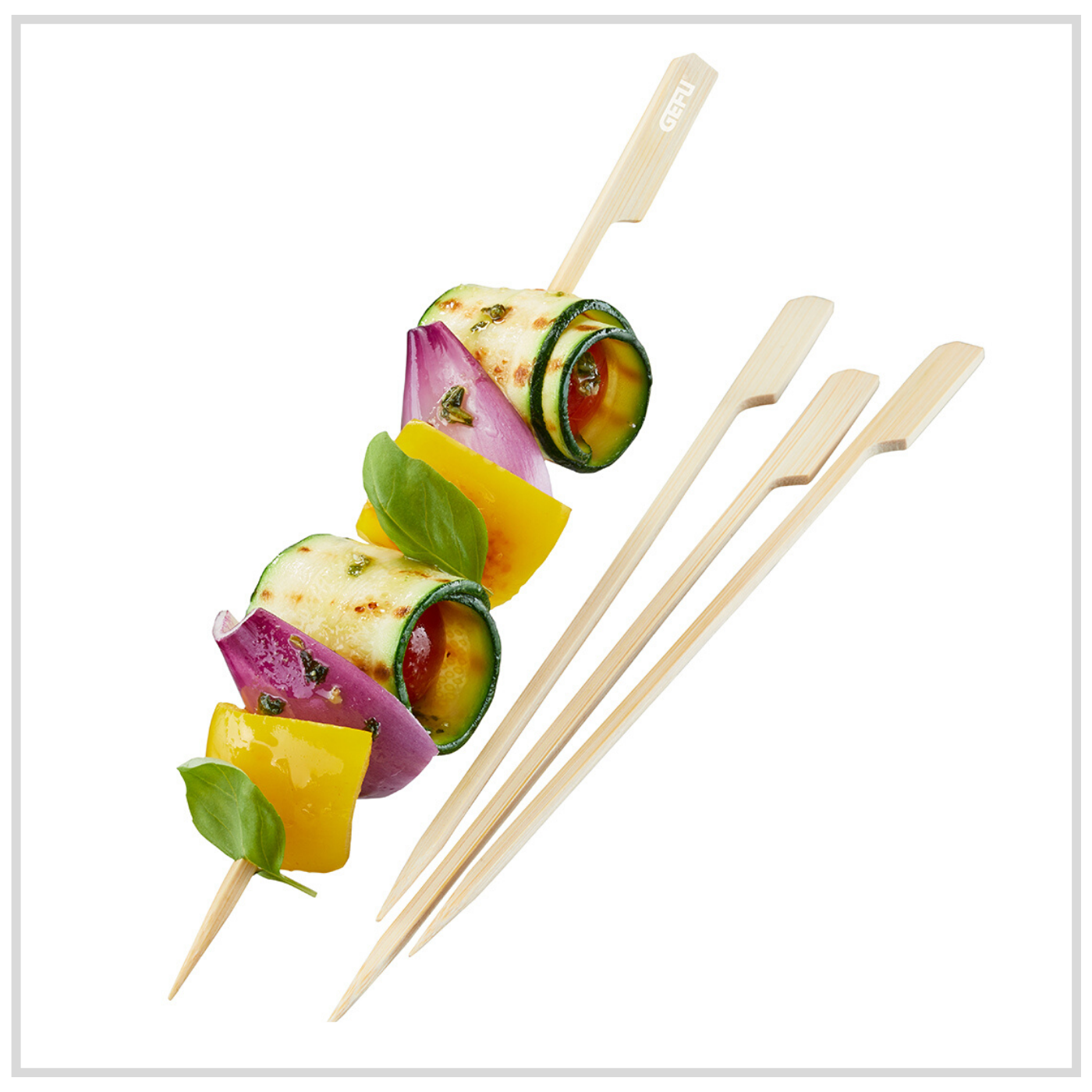 Gefu Wooden Skewers 100 Pack - 23cm