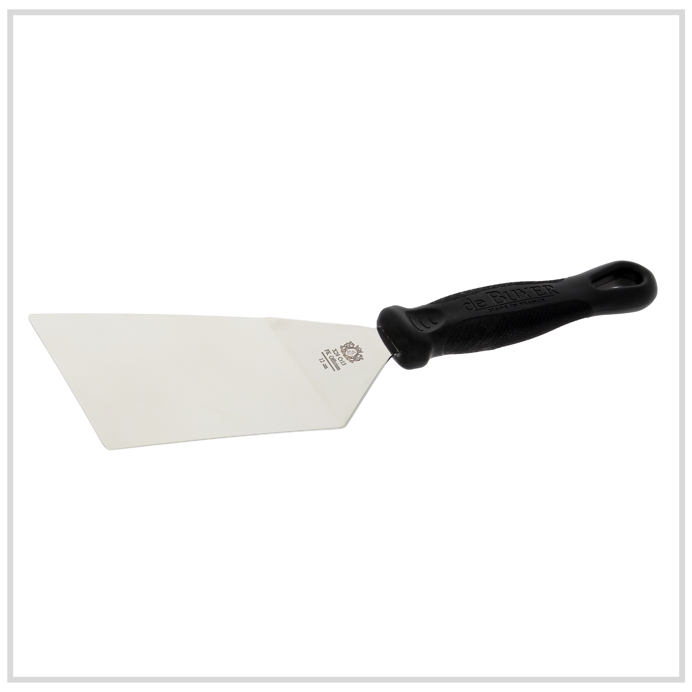 De Buyer Wide Steel Spatula & Turner