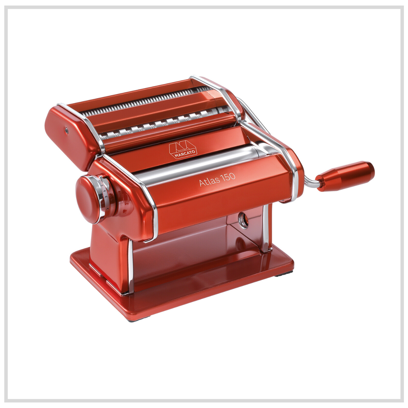 Marcato Atlas 150 Pasta Machine - Red