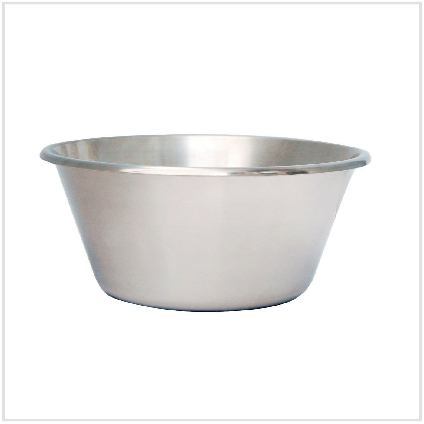 De Buyer Flat Bottomed Steel Bowl - 20cm