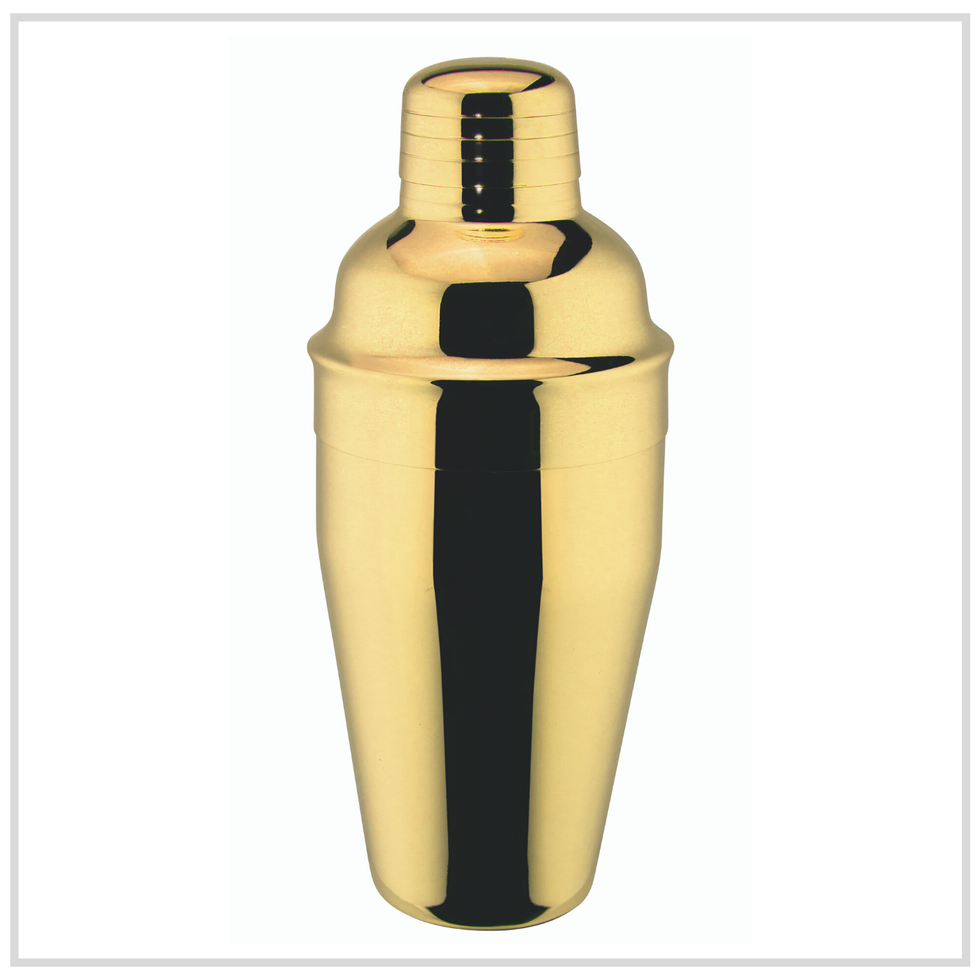 Ilsa Stainless Steel Cocktail Shaker - Gold - 500ml