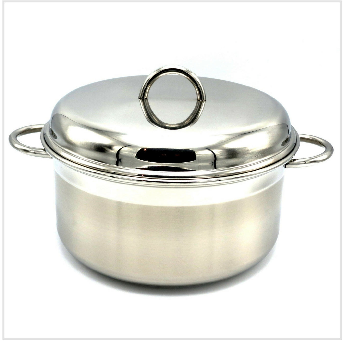 Le Pentole 3 Ply Stainless Steel Casserole with Lid - 28cm
