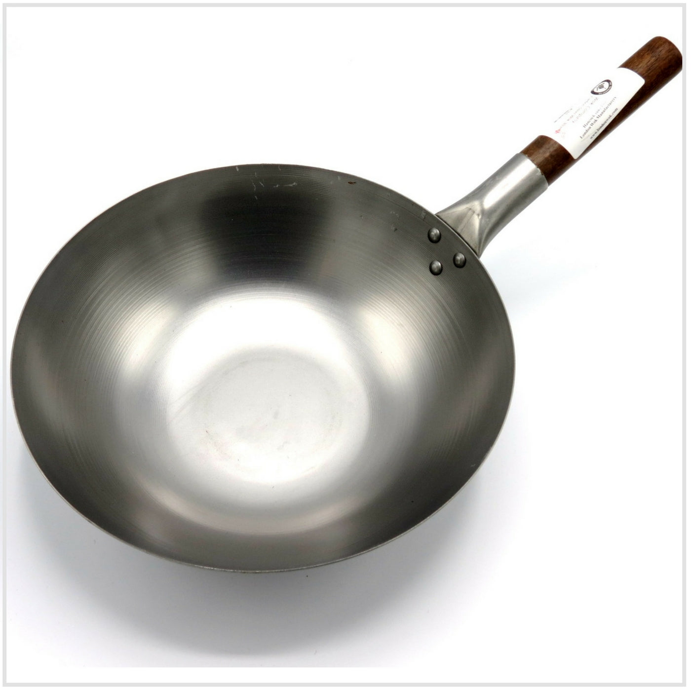 Flat Carbon Steel Wok 33cm