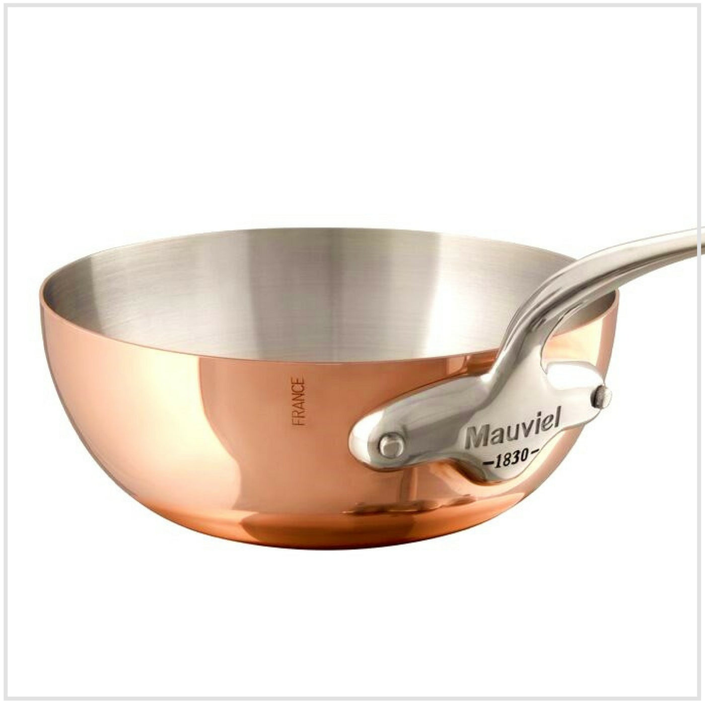 Mauviel M'150S Curved Saute Pan - 24cm