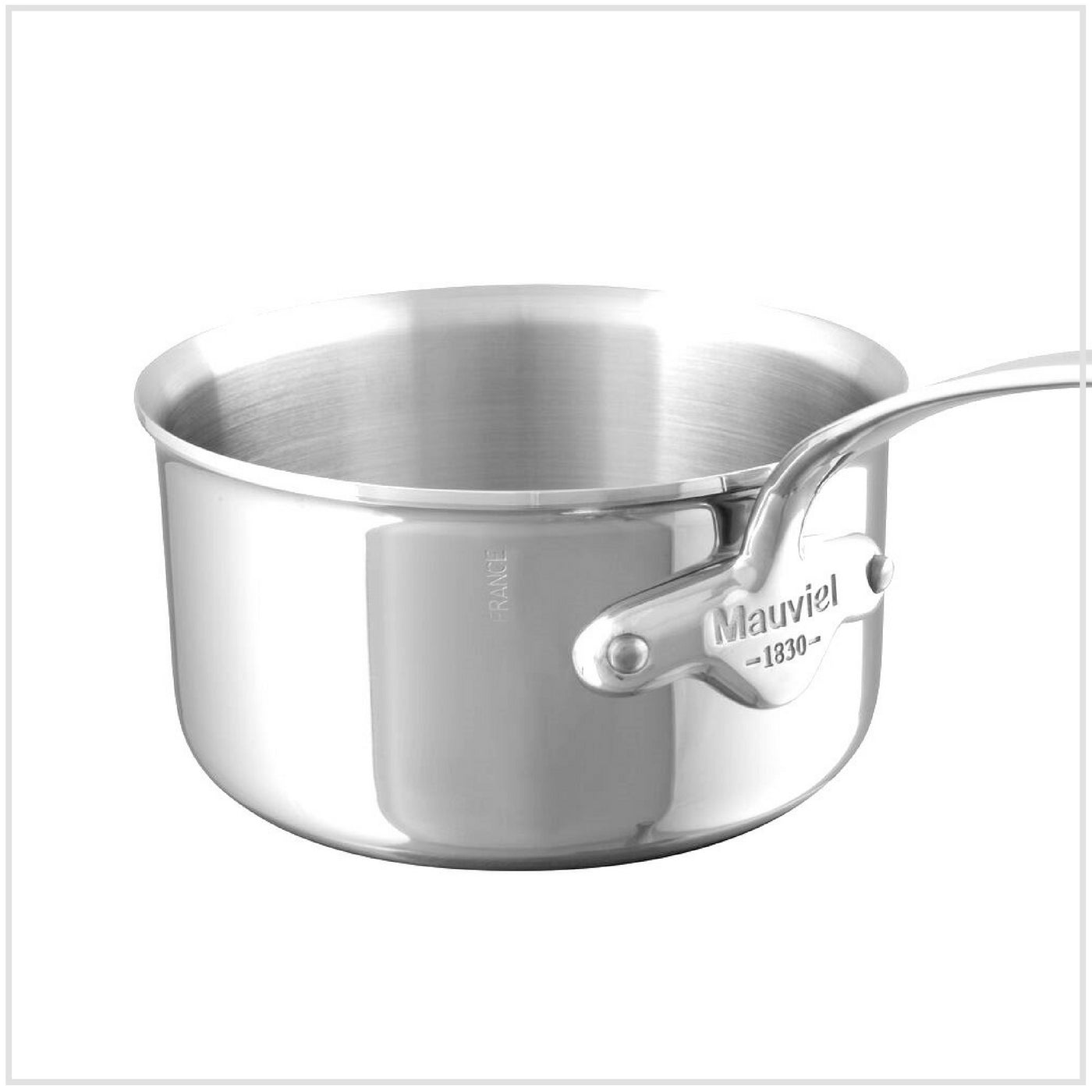 Mauviel M'Cook Stainless Steel Saucepan with Lid 16cm