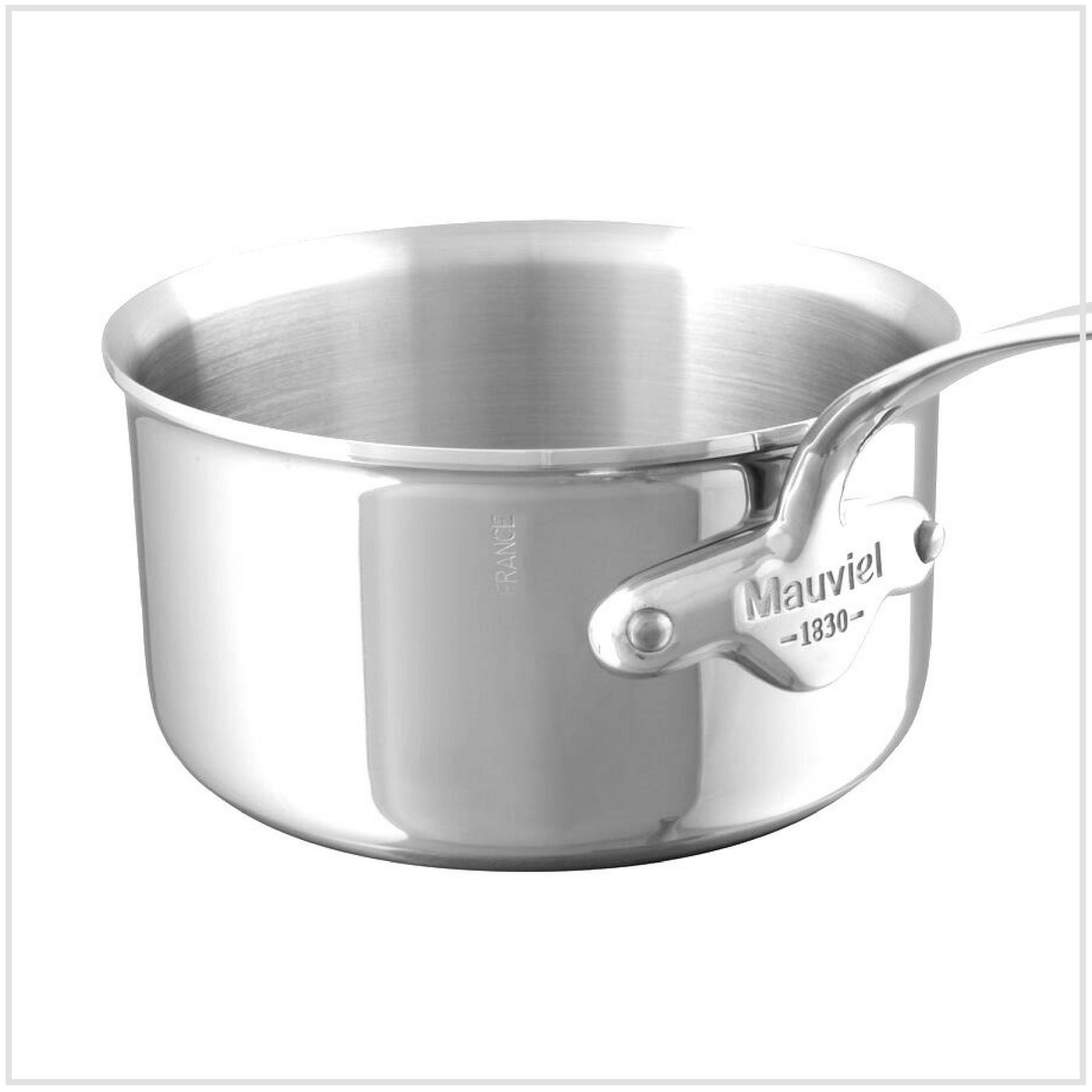 Mauviel M'Cook Stainless Steel Saucepan witb Lid 18cm