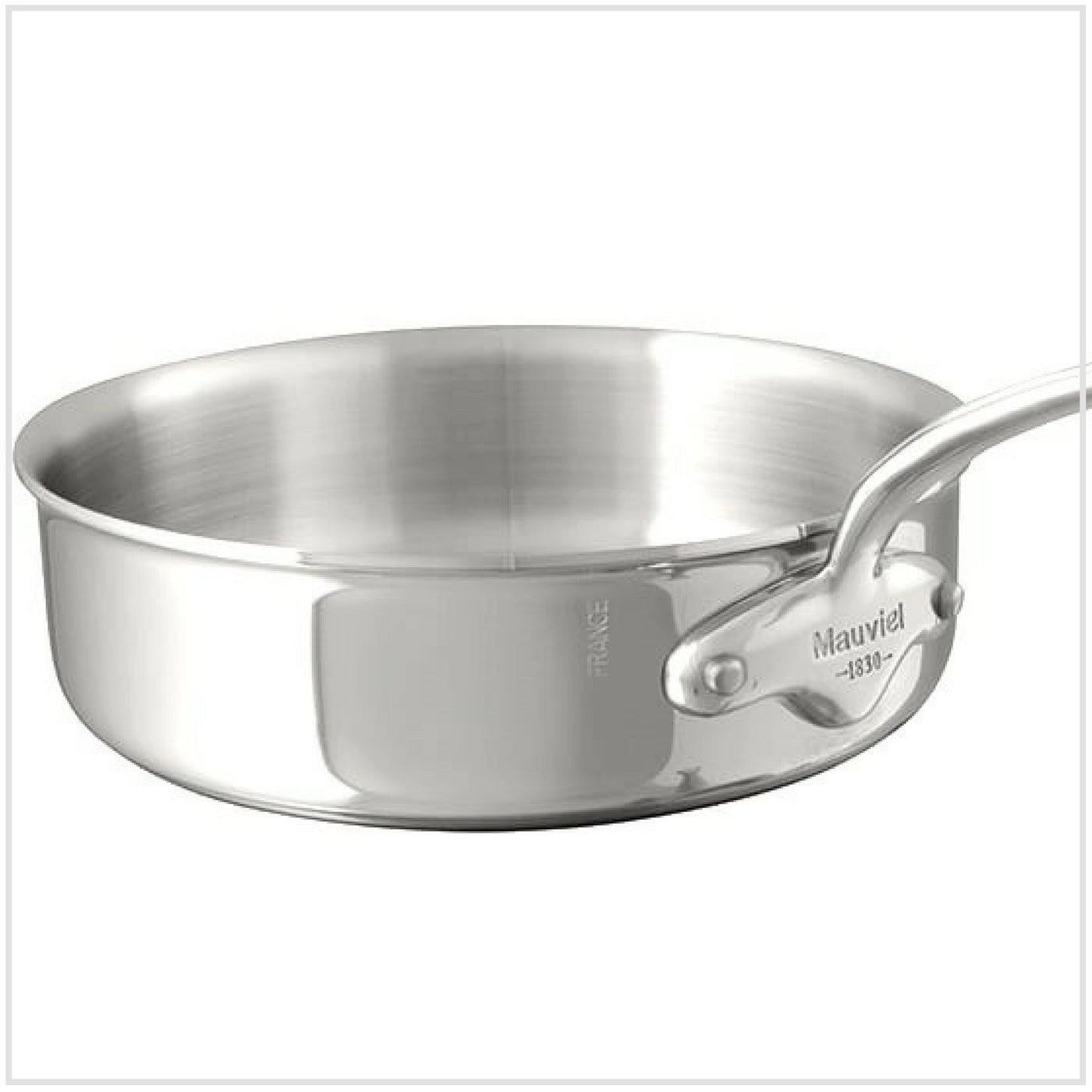 Mauviel M'Cook Stainless Steel Saute Pan 24cm