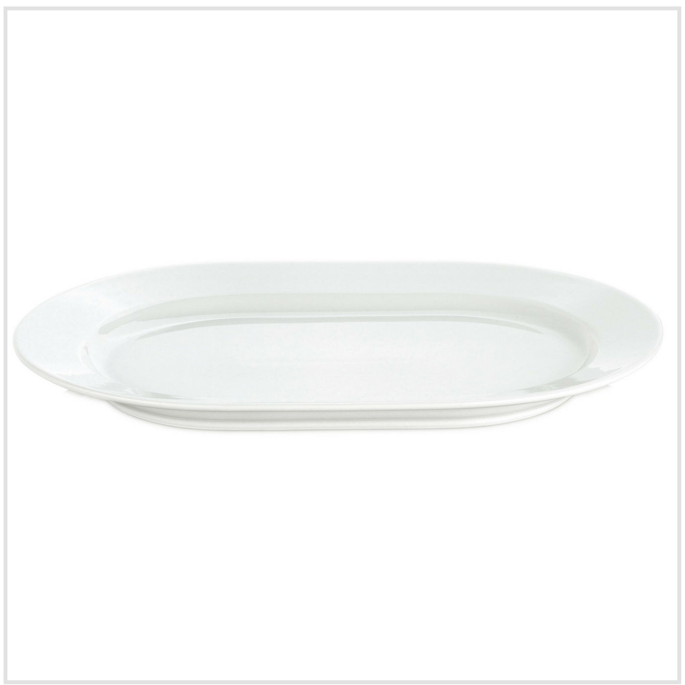 Pillivuyt Porcelain Sancerre Oval Platter Dish 26x25cm