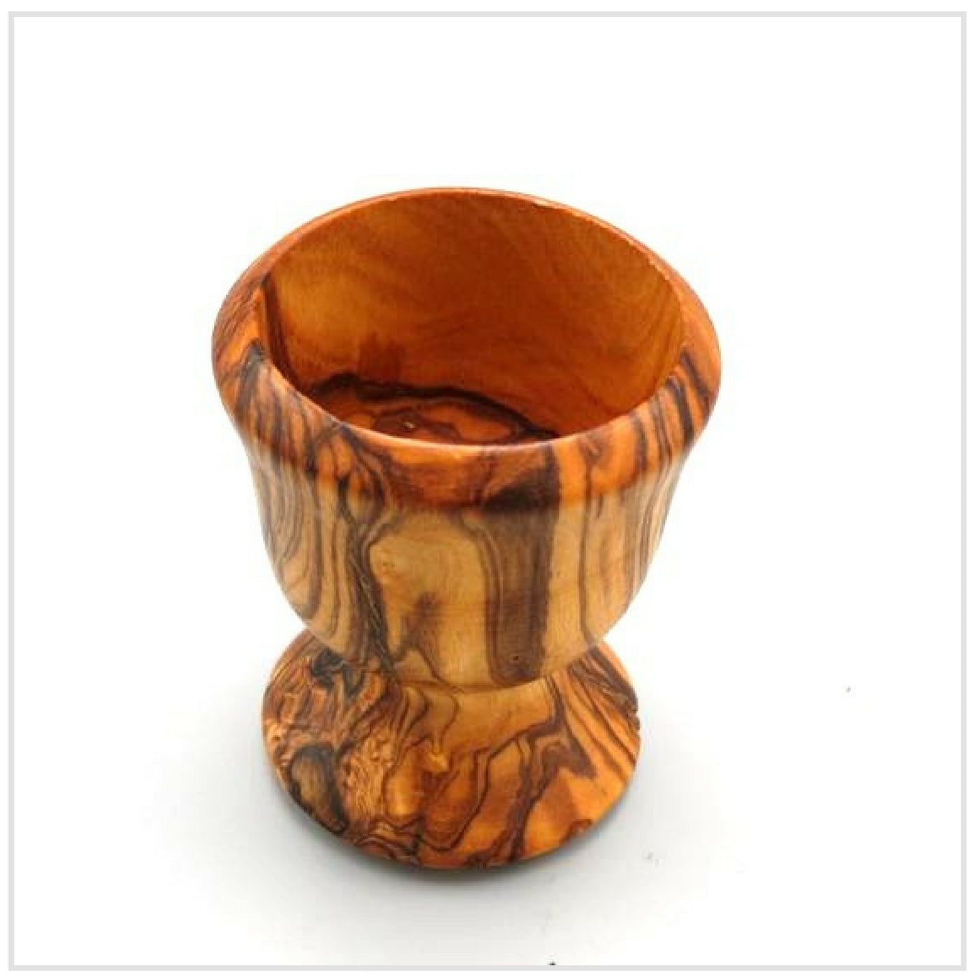 Egg Cup, Oiled Olive Wood
