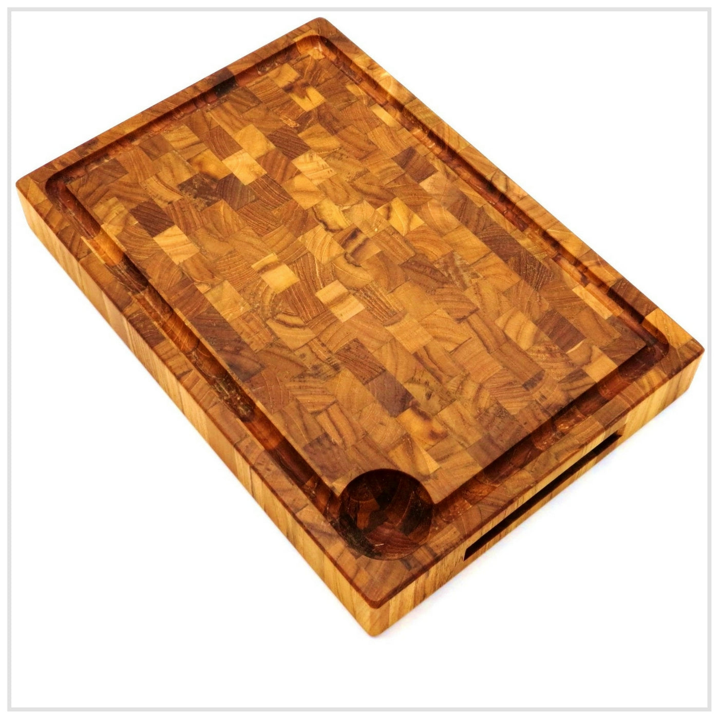 Cutting Board, Endwood in Teak, 56x35cm