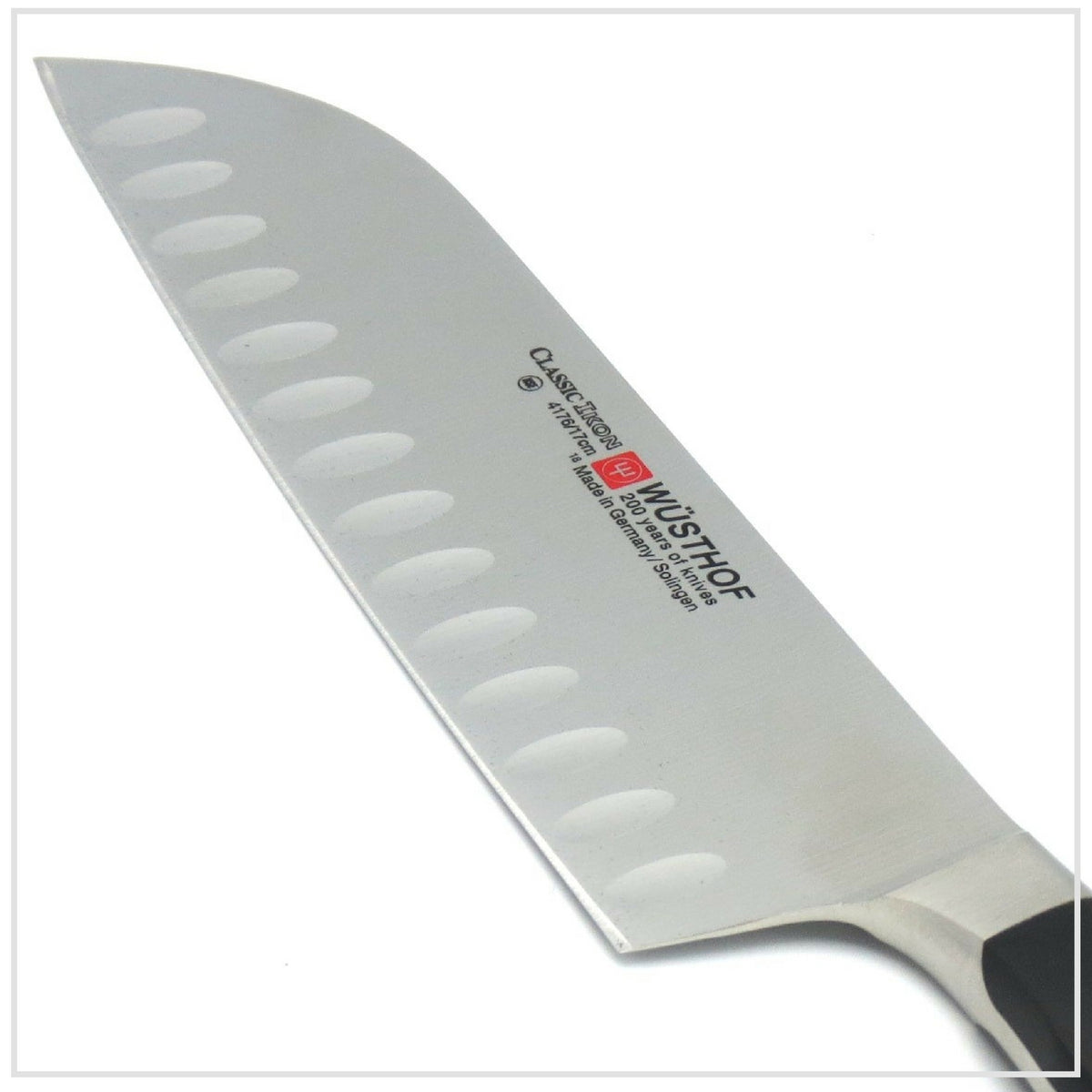 Wüsthof Classic IKON White Santoku Knife 17 cm (6.5) | Advantageously Wüsthof Classic IKON White Santoku Knife 17 cm (6.5) | Advantageously